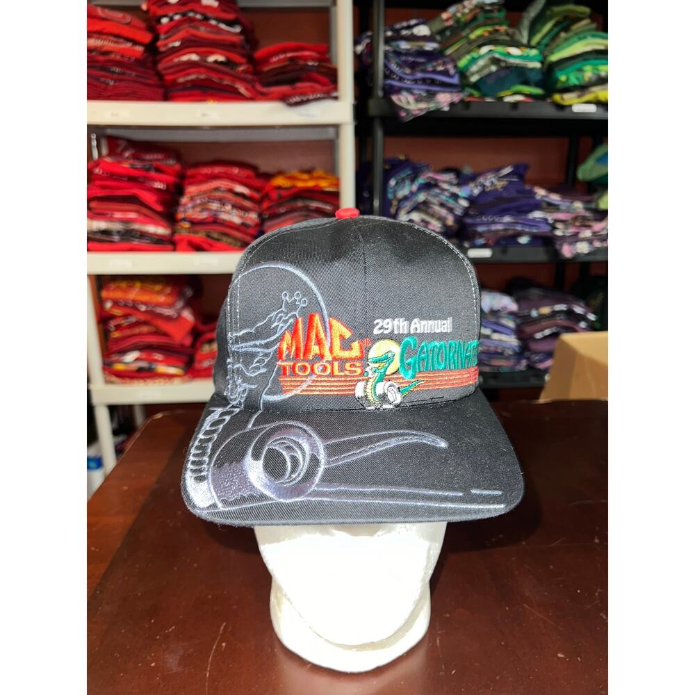 Vintage Mac Tools Hat 29th Gator Nationals NHRA Drag Racing Snapback VTG OS